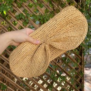 Helen Kaminsky Woven Bakota Clutch Natural